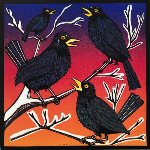 Four Calling Birds by Marian Carter