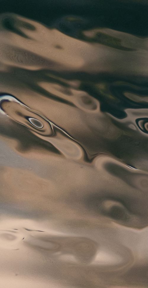 bronze liquid reflections by Bruno Paolo Benedetti
