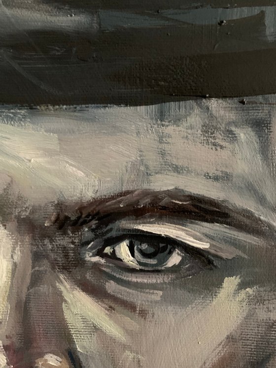 Male figure portrait sailor painting