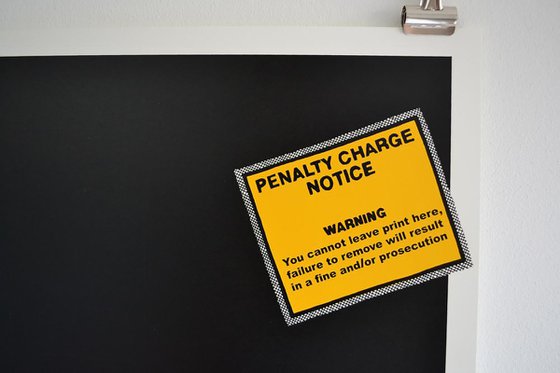 you can’t park print there