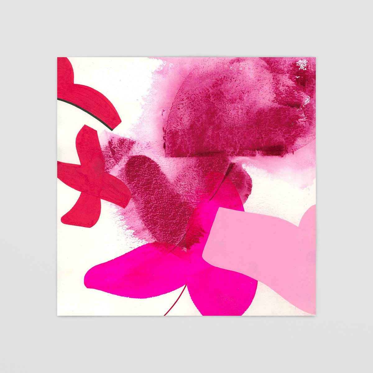 Abstract Painting By Smit Khond, 12 X 12", Formative, C2, Original Artwork