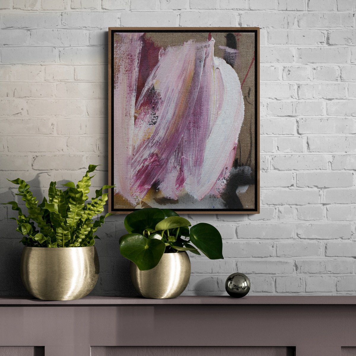 Expressive Abstract Acrylic Painting By Daniela Schweinsberg, 9 X 12, Things Are What You Make Of Them 1, Original Artwork