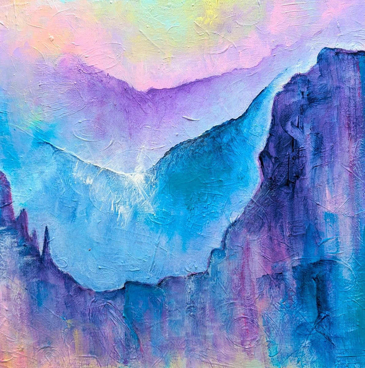 Canyon Mists By Lisa Price, 18 X 18, Artwork For Sale On Artfinder