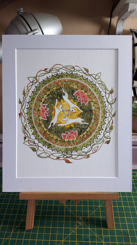 Three Hares Mandala