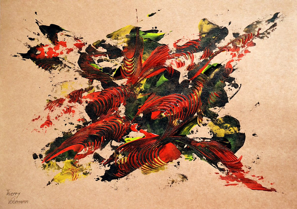 Natural Style 31 By Thierry Vobmann. Abstract ., 17 X 12, Artwork For Sale On Artfinder