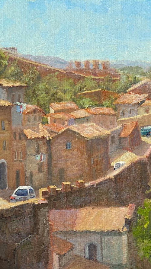 Italian Hilltop Town Orvieto by Tatyana Fogarty