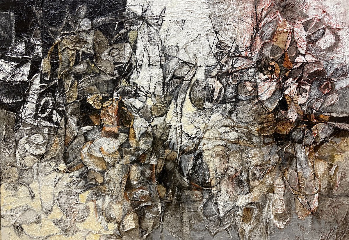 Textured Harmony By Movses Poghosyan, 55 X 38, Artwork For Sale On Artfinder
