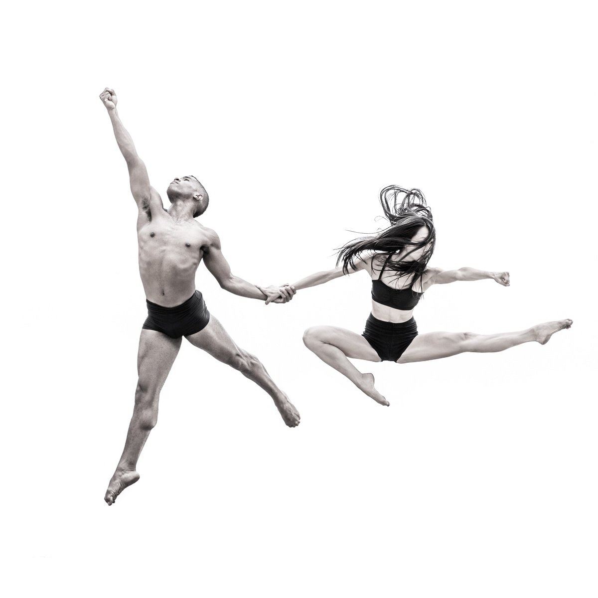 Photorealistic Portrait Photograph By Robert Houser, 17 X 21", Aerial Tango, Original Artwork