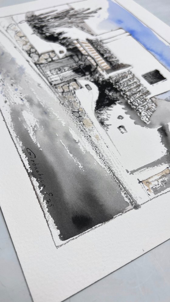 White Walls of Spain (Diptych)