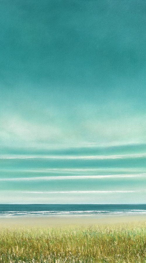 Beach Weather - Blue Sky Seascape by Suzanne Vaughan