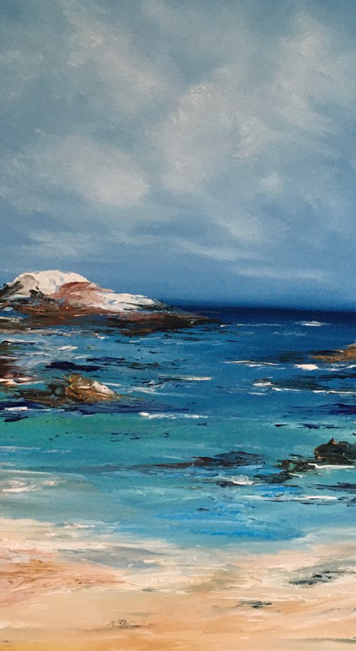 The Beach of Cape Town by Timea  Valsami