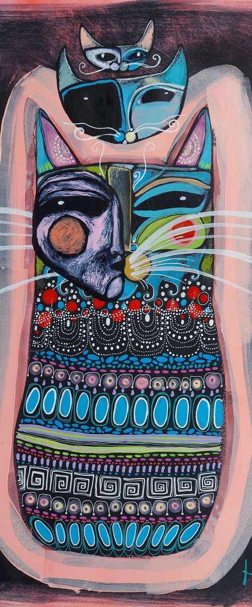 My Animal Spirit purrs by Sara Rodighiero