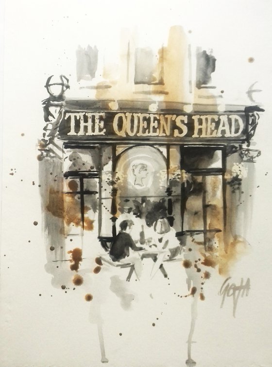 LONDON SOHO PUB QUEEN'S HEAD