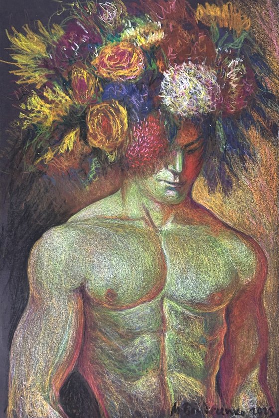 Young Man in Wreath