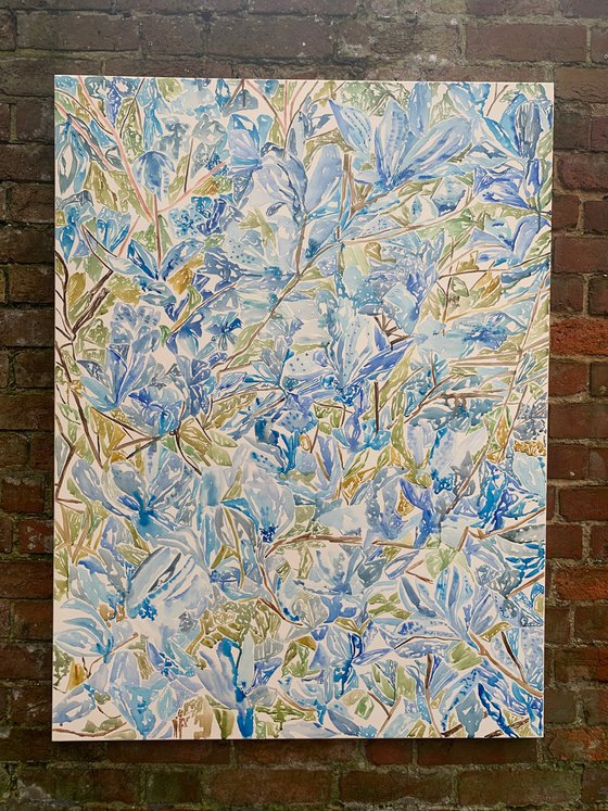 'Water Blue Flowers'