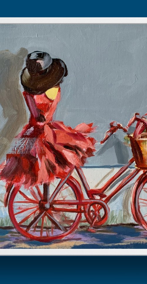 Red bike. by Vita Schagen