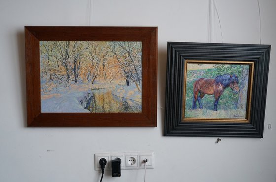 A sunny day on the Chertanovka River