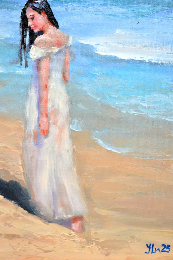 In solitude by the sea