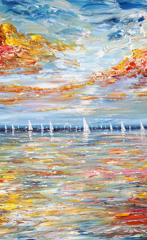 Seascape Sailing Impressions XL 19 by Peter Nottrott