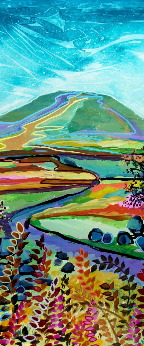 Sugar Loaf - Autumn by Julia  Rigby
