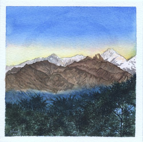 Mount Kanchenjunga View II by Shweta  Mahajan