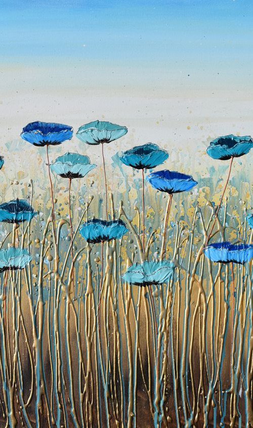 Blue Poppy Paradise by Amanda Dagg