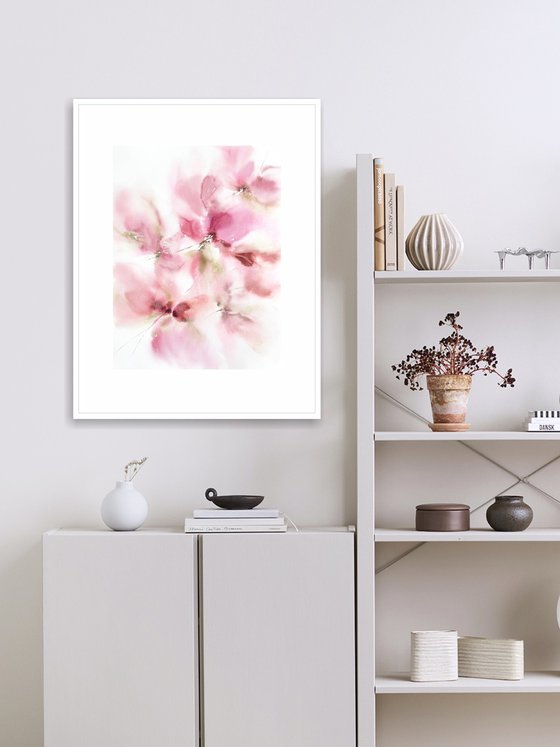 Abstract flowers bouquet