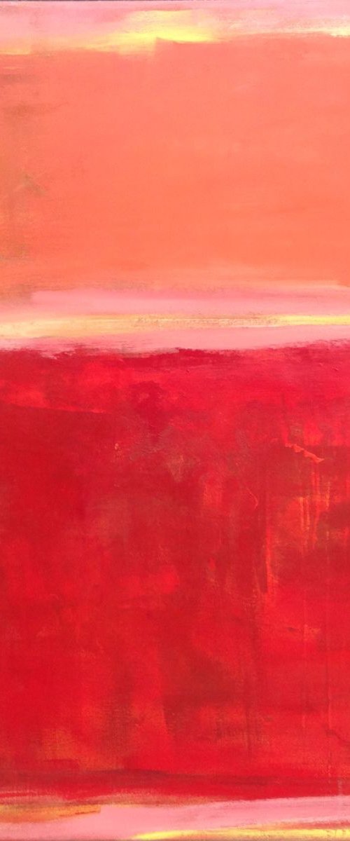 Red orange 2 by Hennie Van de Lande