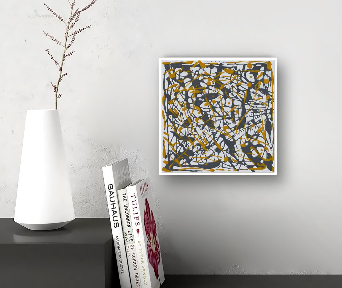 Gray ,Yellow JPO41 by verginia bogdanova