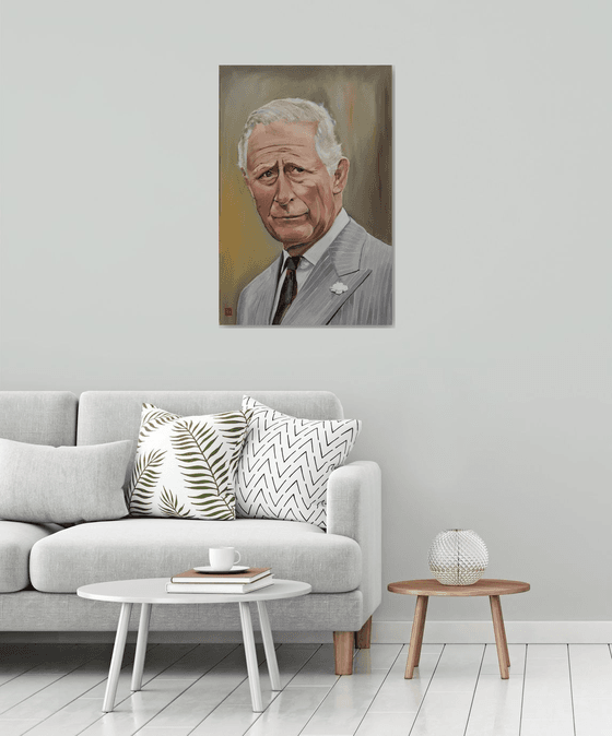 'The King and I' - Oil Portrait of Prince Charles III