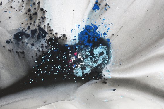 Nature 261 — Abstract Organic Blue