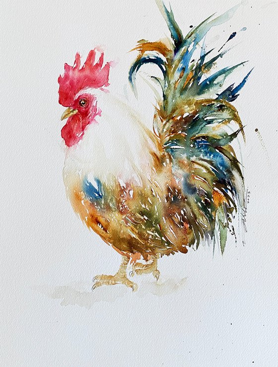 Wallie_Bantam Rooster