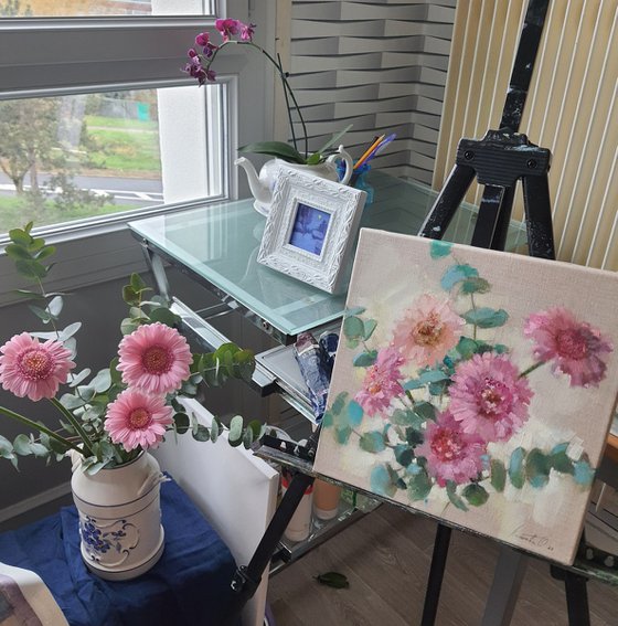 Pink gerberas