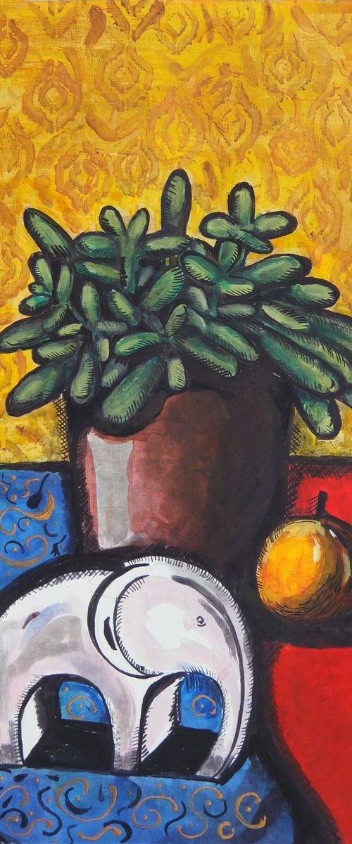 Still life with a elephant 2 by Elizabeth Vlasova