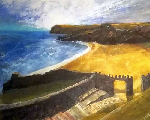 Barafundle Bay by Ray Burnell