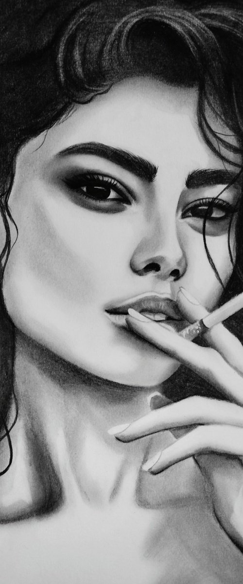 Cigarette by Nagore Rodriguez