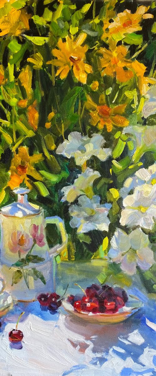In the garden by Nataliia Nosyk
