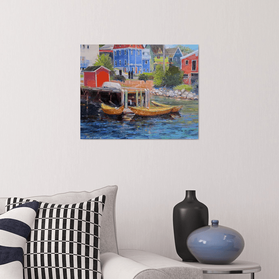 Lunenburg dories (16x20x1.5")