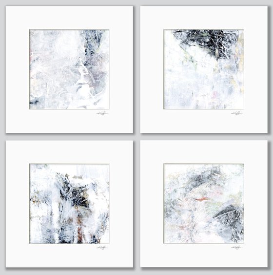 Mystical Moments Collection 2 - 4 Abstract Paintings