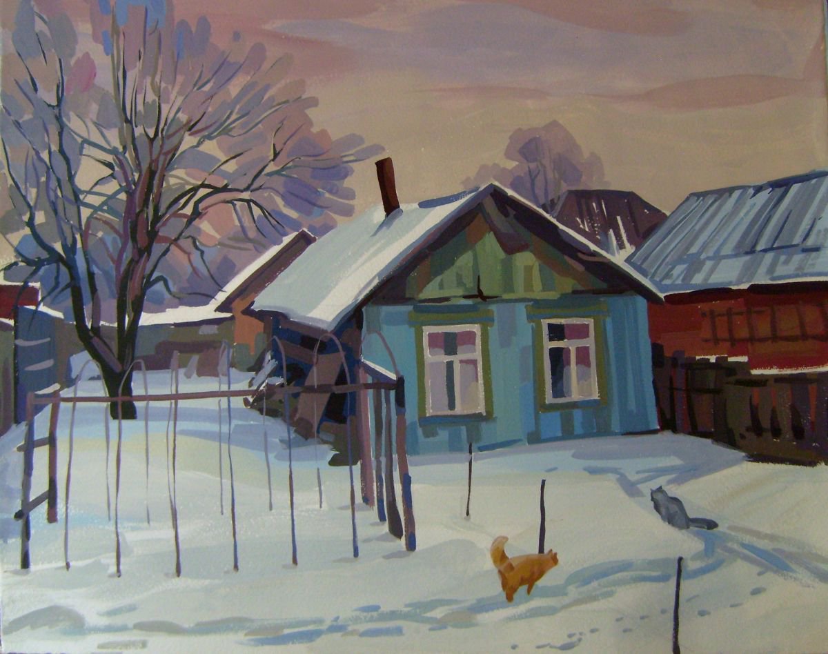 Etude gouache1 by Sergey Kachin