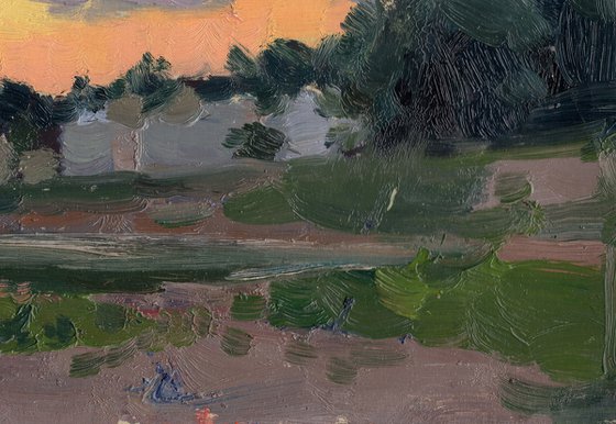 Sunset in Veliky Ustyug