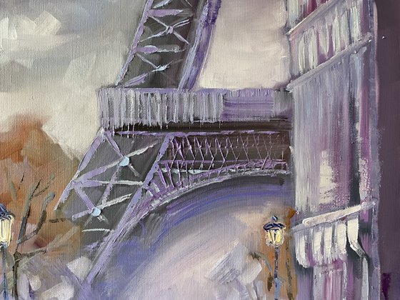 Walking in Paris (90x90cm)