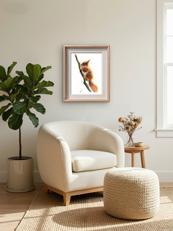 Squirrel on the tree