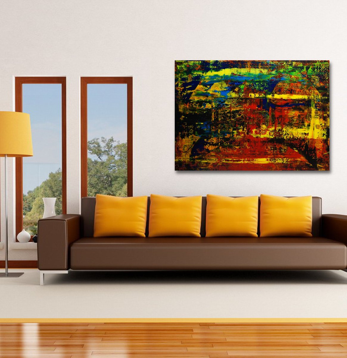 Ballroom Frenzy (140 x 100cm) XXL (56 x 40 inches) by Ansgar Dressler