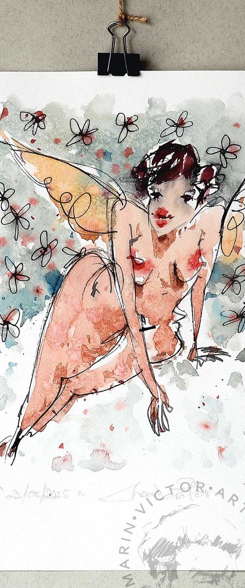 Nude Figure by Marin Victor