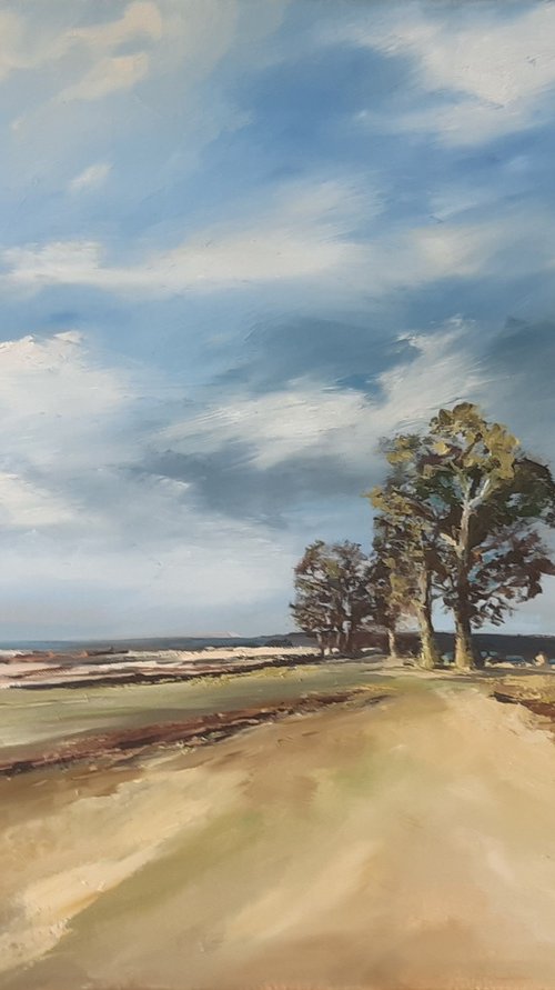 Trees in a Norfolk Landscape by Steve Keenan