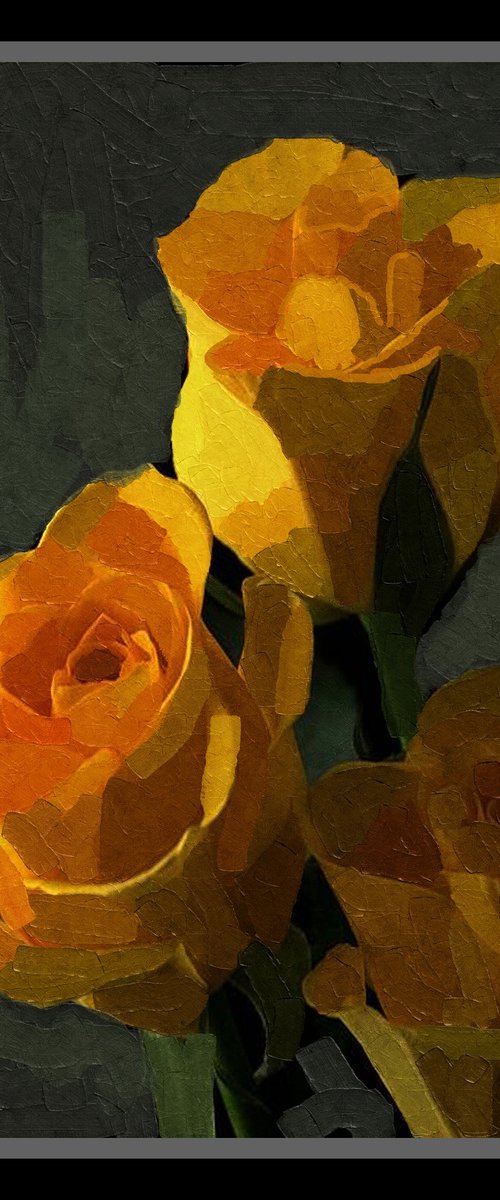 THREE ROSES by Joe McHarg