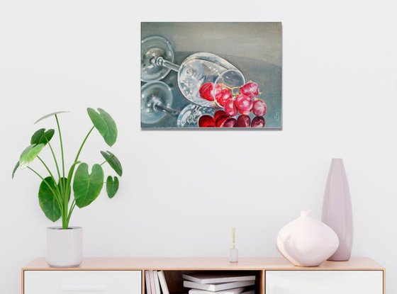Still life with grapes