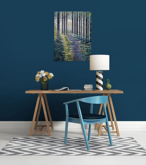 Late Autumn Forest Path