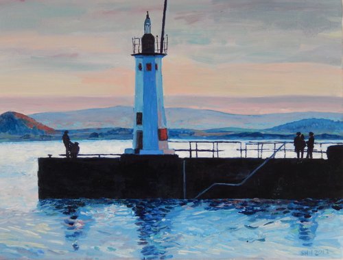 The Anstruther Lighthouse by Stephen Howard Harrison